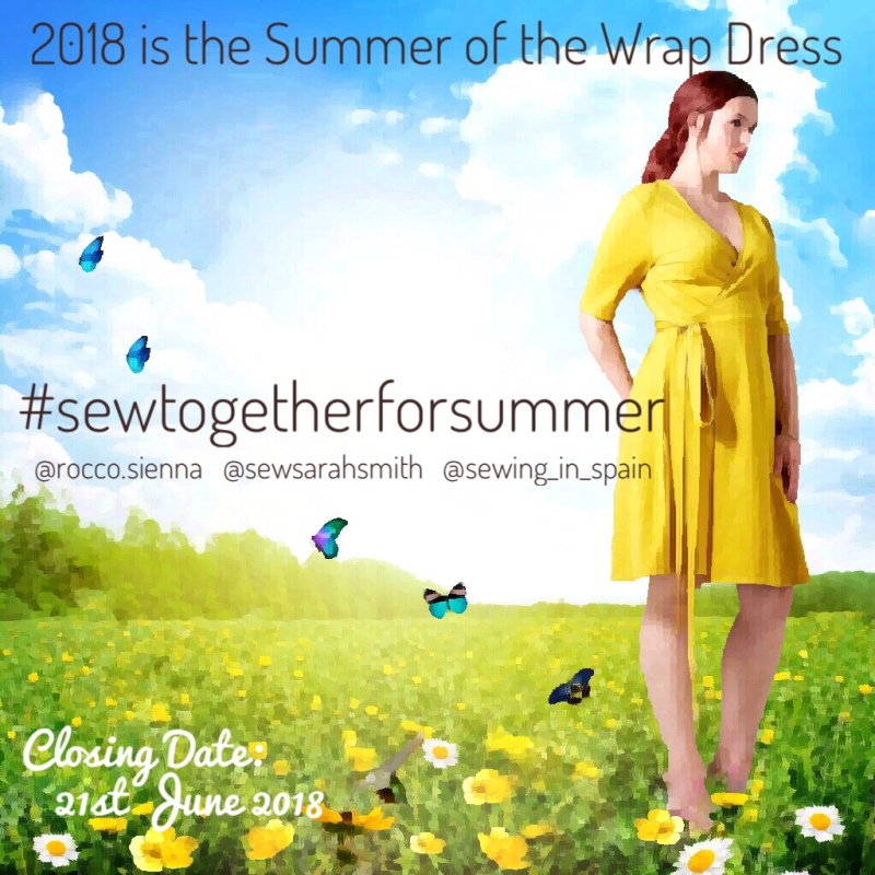 #sewtogetherforsummer 2018! Sewing a Wrap Dress for summer? We’ve got you covered!