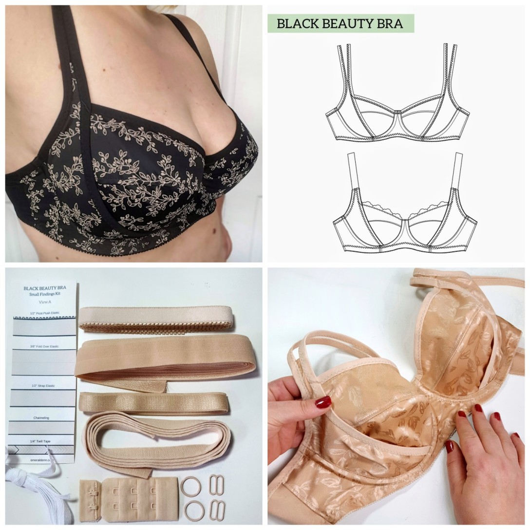 Modifying Your Bra Pattern for a Different Size Wire - Emerald Erin