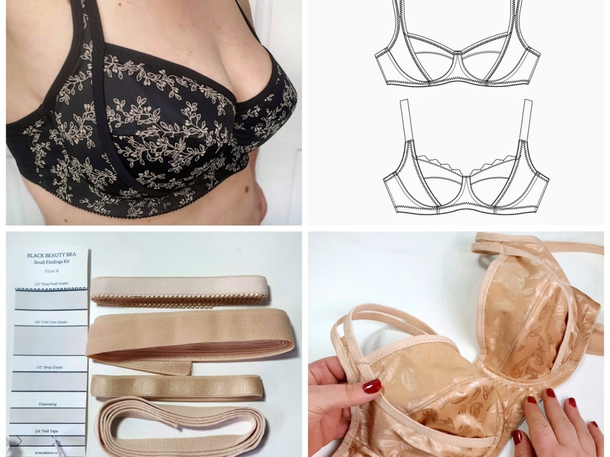 Finally! Sewing my own Lingerie : the Black Beauty Bra Review