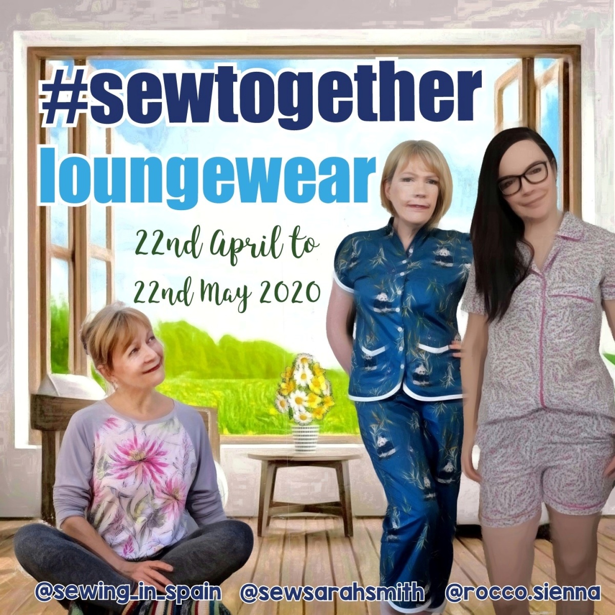 #SewTogetherForSummer 2020 Sewing Challenge now #SewTogetherLoungewear!